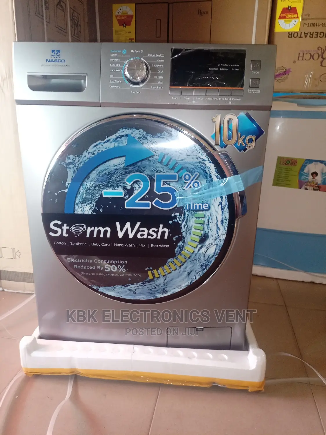 Nasco 12kg Front Load Washing Machine