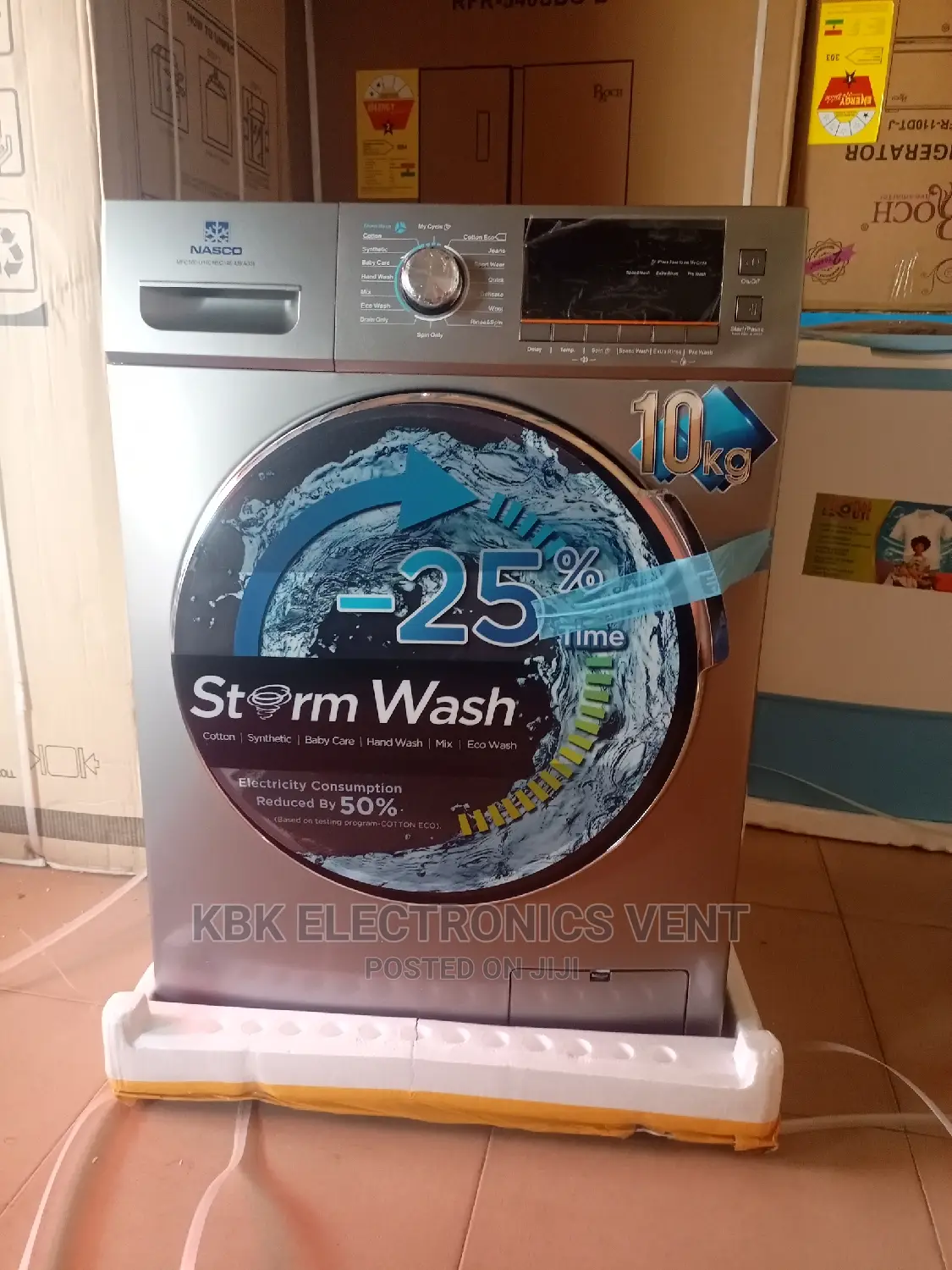 Nasco 12kg Front Load Washing Machine