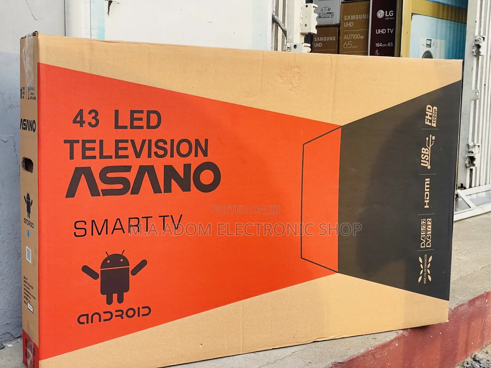 Asano 43”Android Smart Very Slim Led Tv