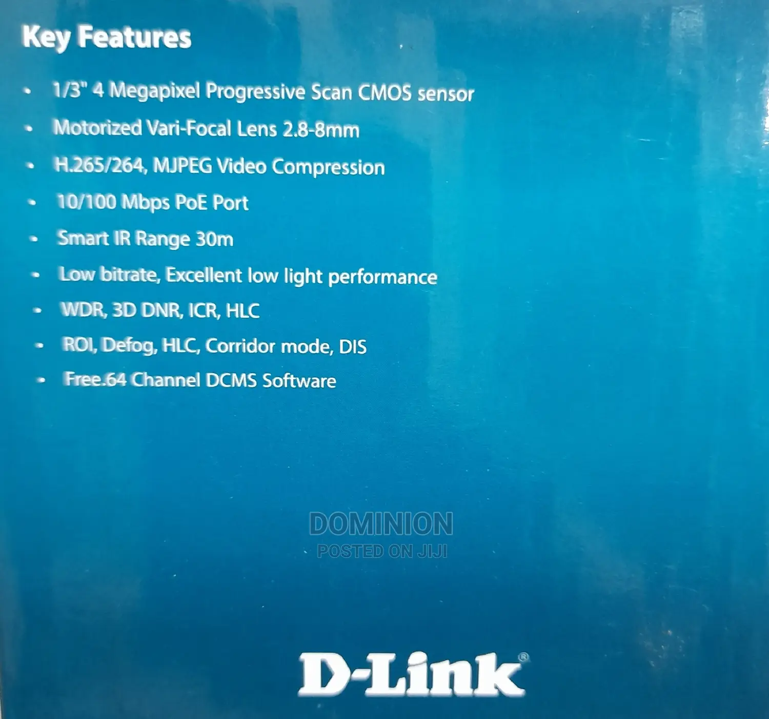 D-Link Dcs-F4724e Onvif 4mp IP Mini Vari-Focal CCTV Bullet