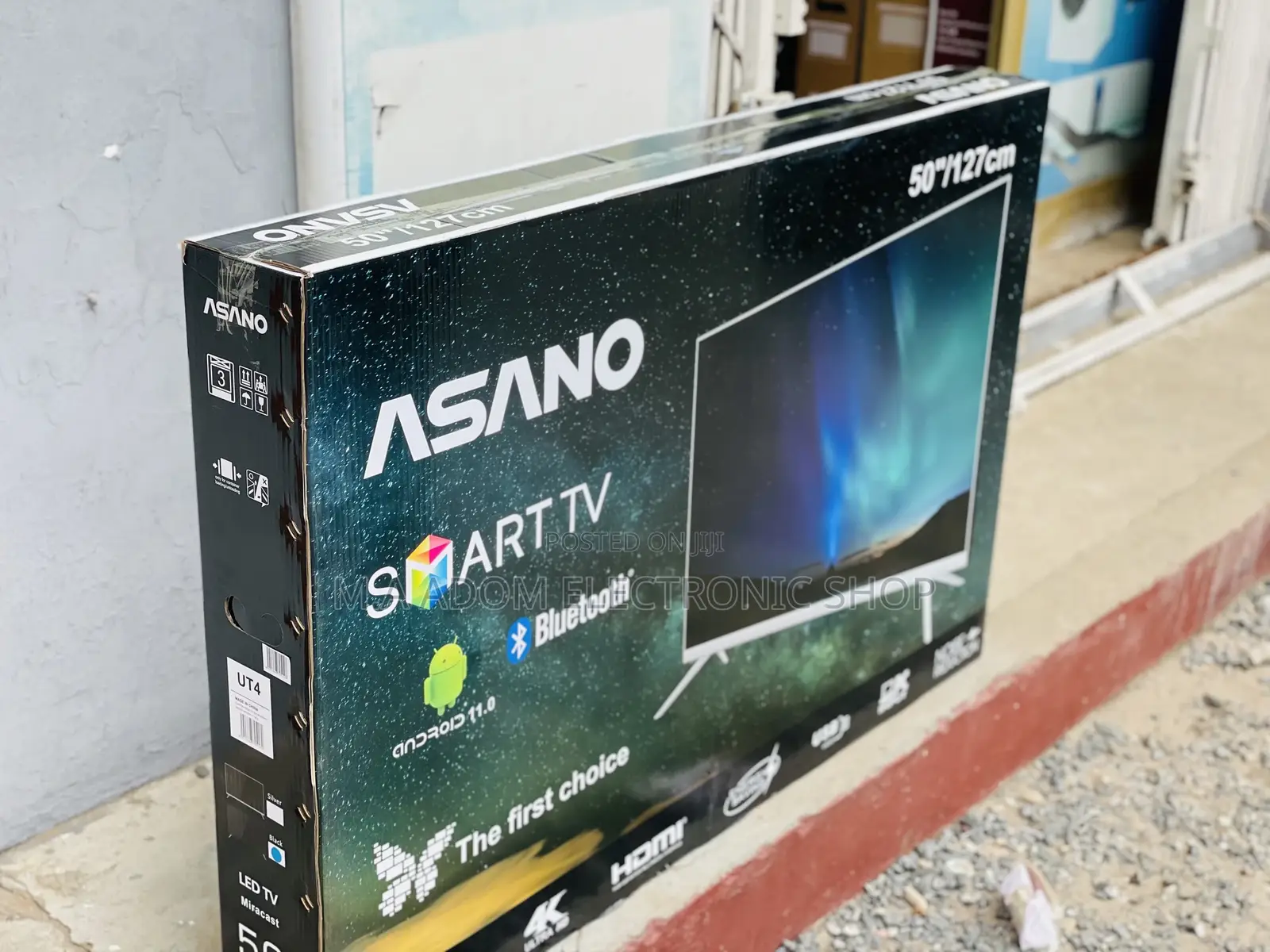 Fresh in Box Asano 50” Smart Android UHD Led Tv