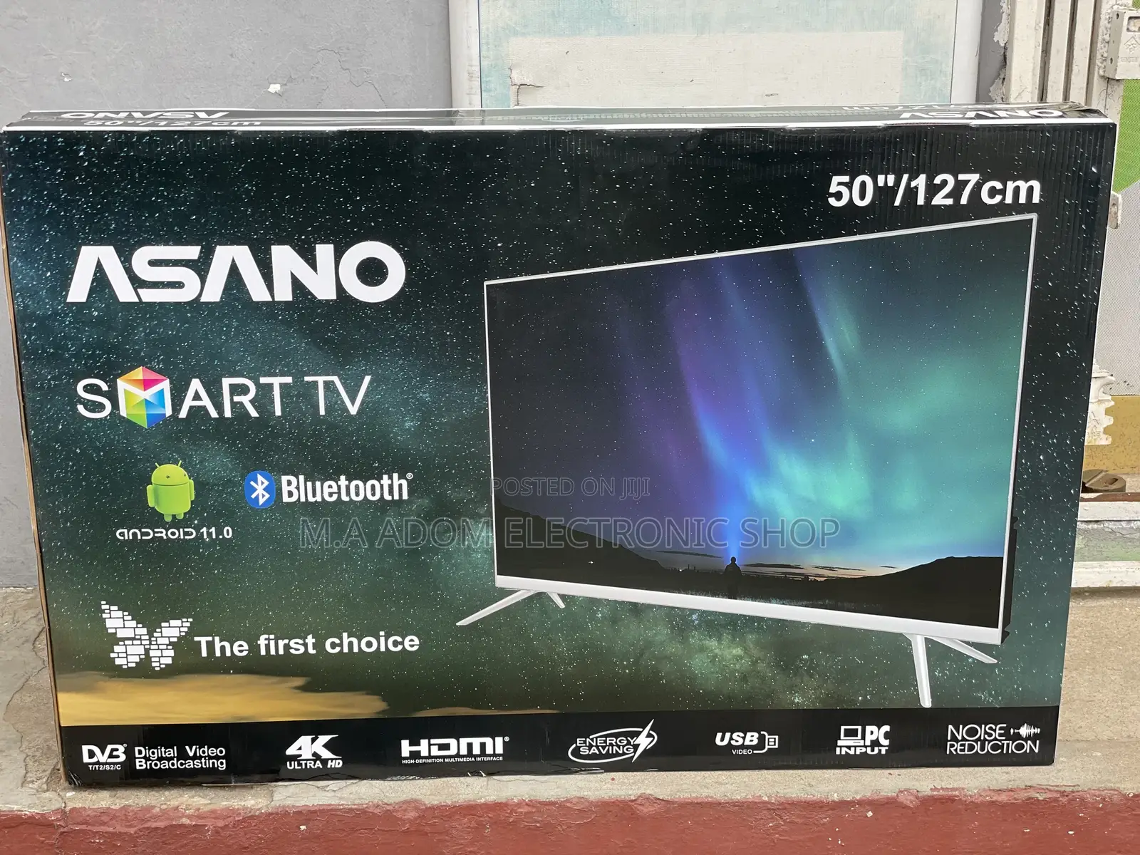 New Asano 50” UHD Smart Led Tv
