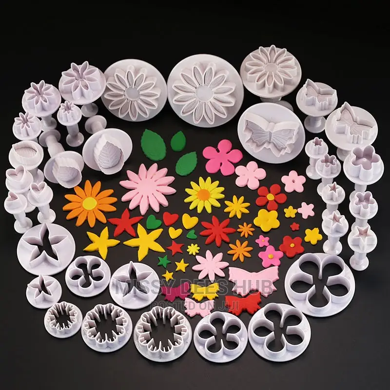 Cake Fondants / Sugarcraft Molds - 3pcs Set