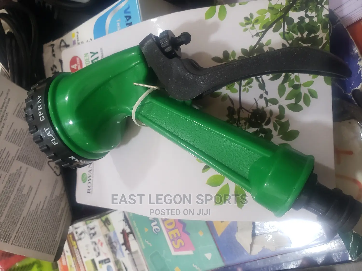 Garden Hand Water Sprinkler Pressure Wash Green
