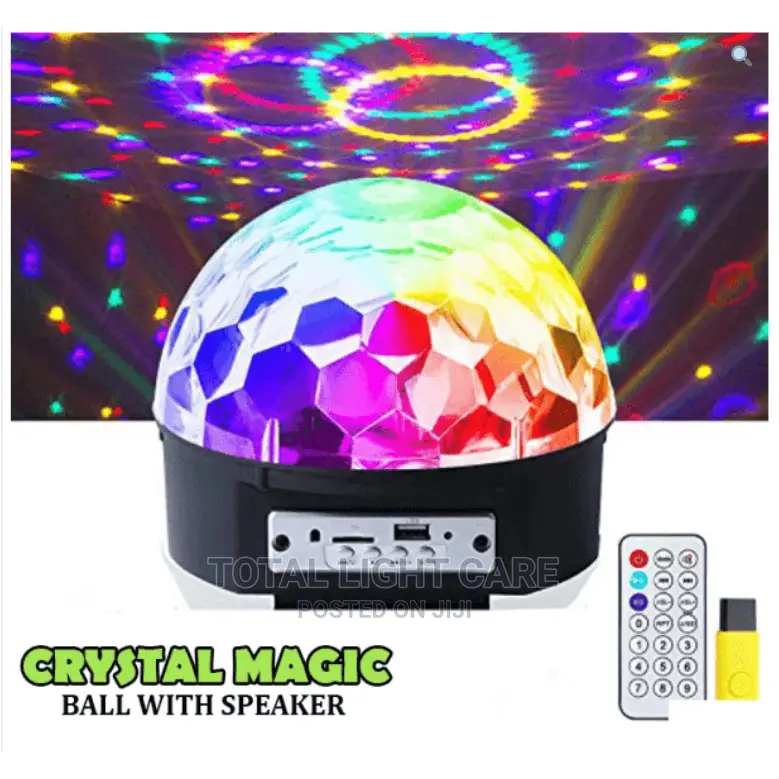 Magic Disco Bluetooth Crystal Ball Speaker Light