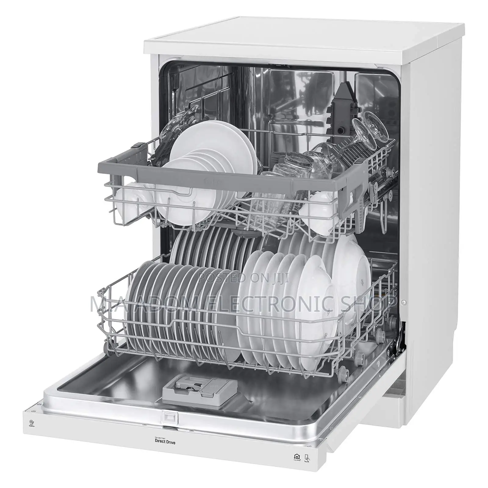 LG 14 Place Settings Free Standing Dishwasher With 9 Program