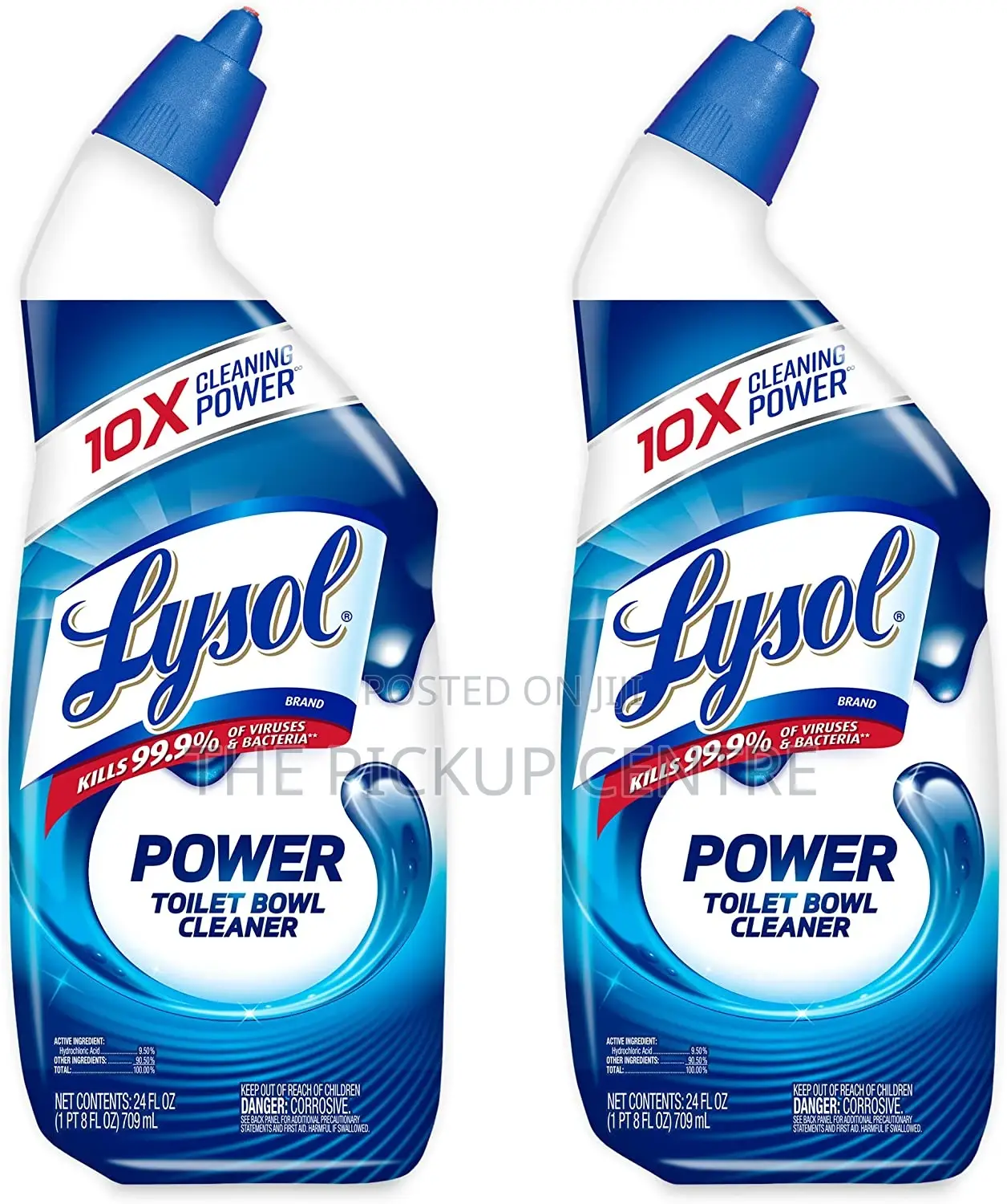 Lysol Power Toilet Bowl Cleaner Gel, Disinfecting, 24oz