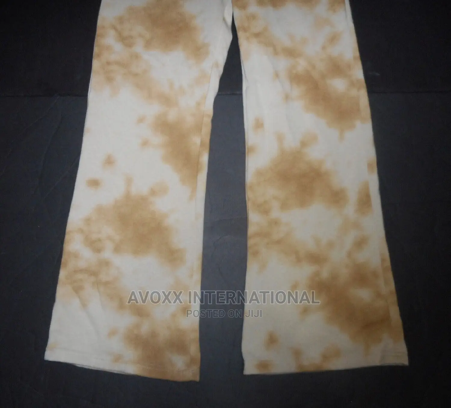 IML Isaac Morris NWOT Womens Tie Dye Light Brown Sweatpants