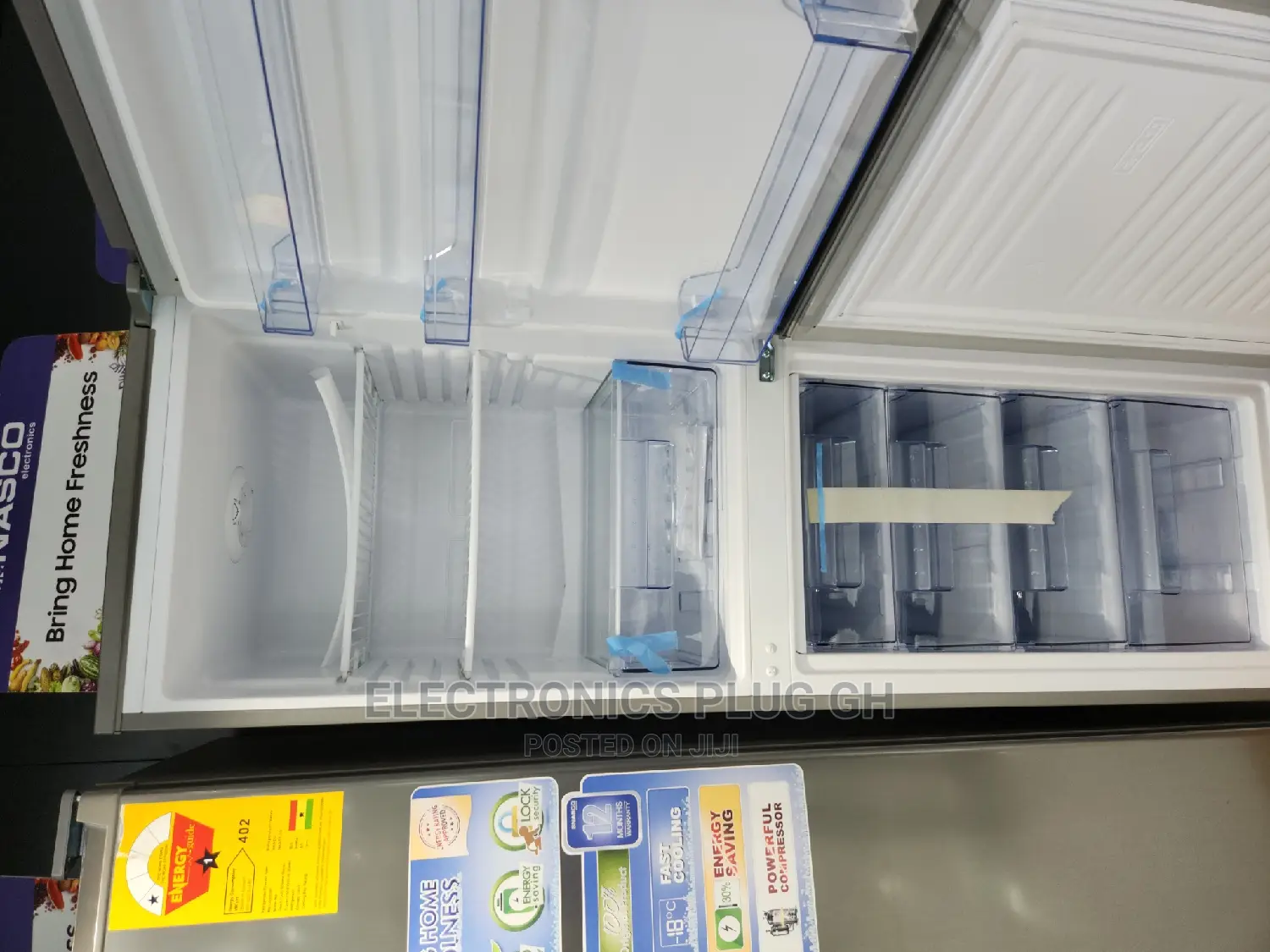 Nasco 258 Litres Bottom Freezer