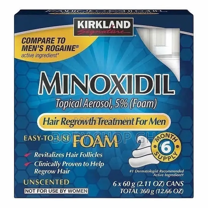 Kirkland Minoxidil Foam Version- Works Faster