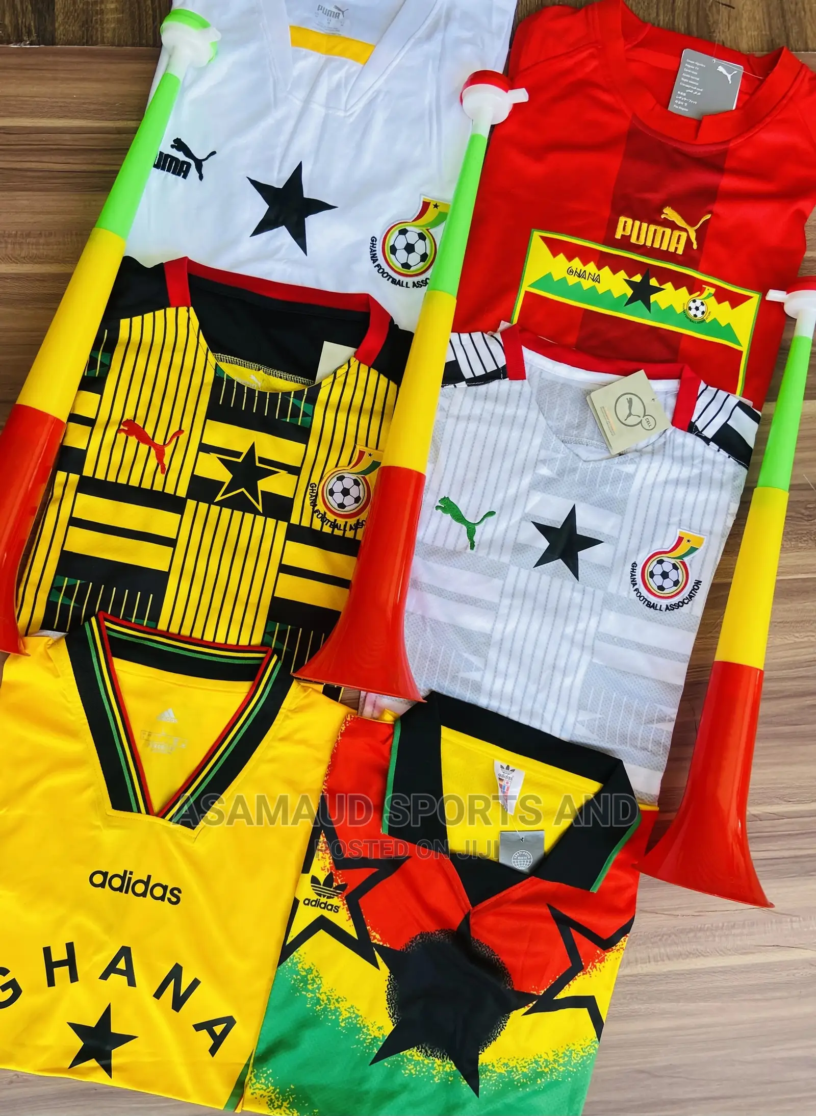 Original Black Star Jersey With Vuvuzela at Cool Price