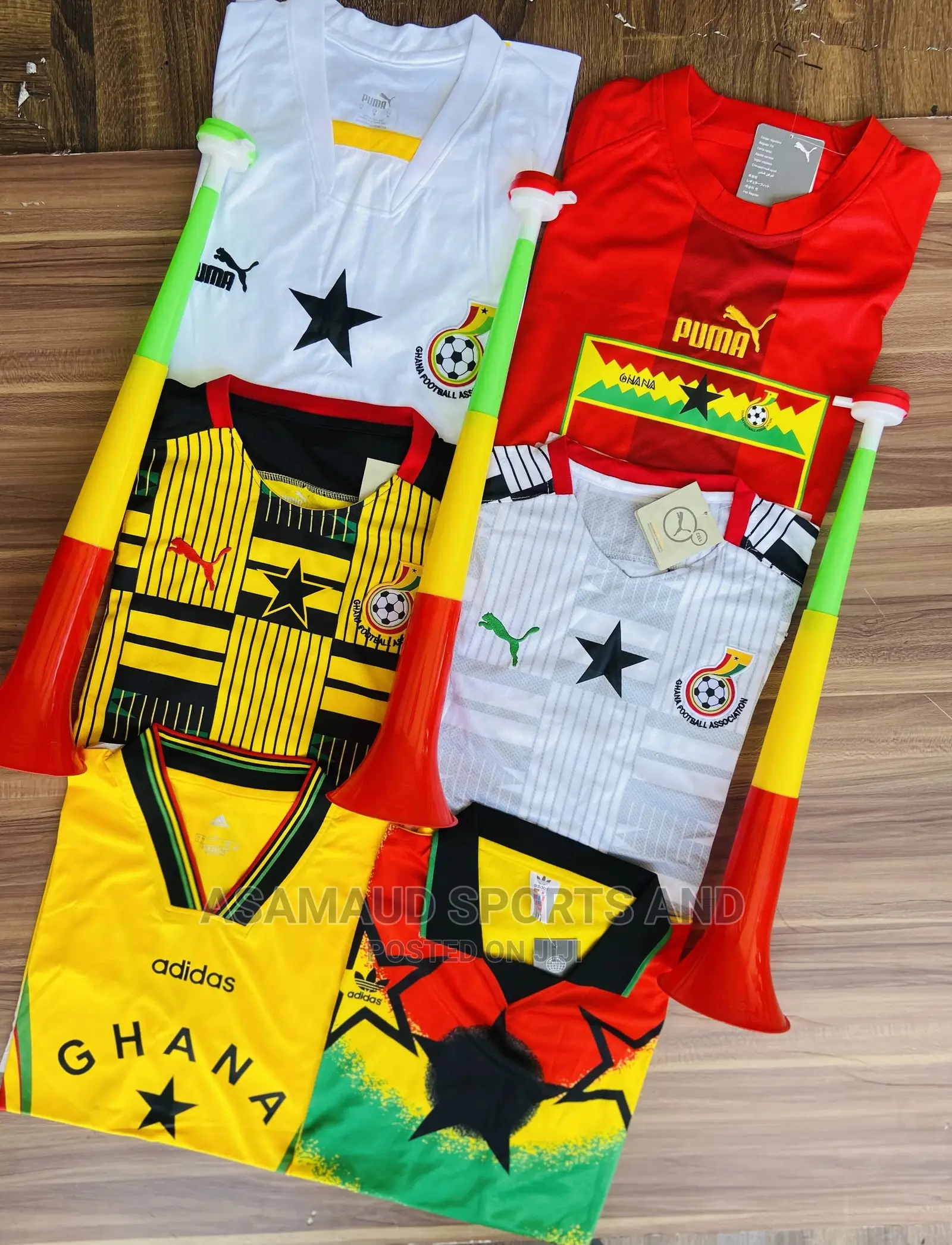 Original Black Star Jersey With Vuvuzela at Cool Price