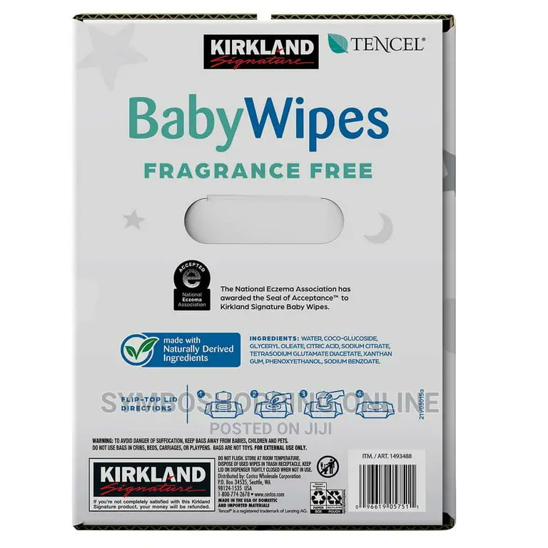 Kirkland Signature Baby Wipes Fragrance Free
