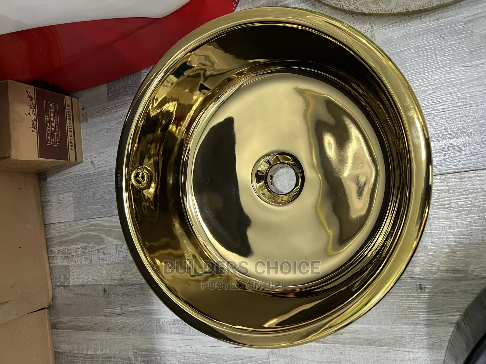 Pedicure Bowl _Manicure Bowl (Gold Touch )