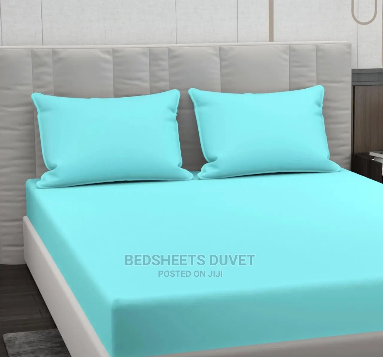 Turquoise Blue Fitted Sheet Set