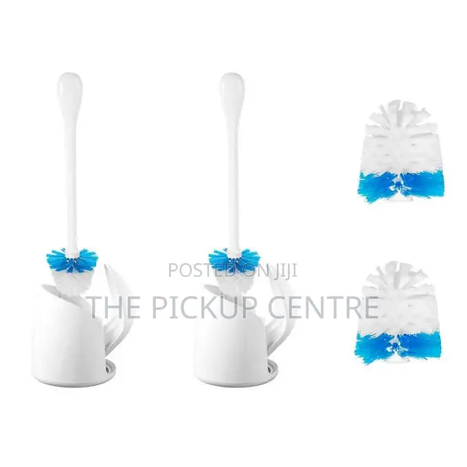 Oxo Toilet Brush Canister Set Two Replacement Brush Heads