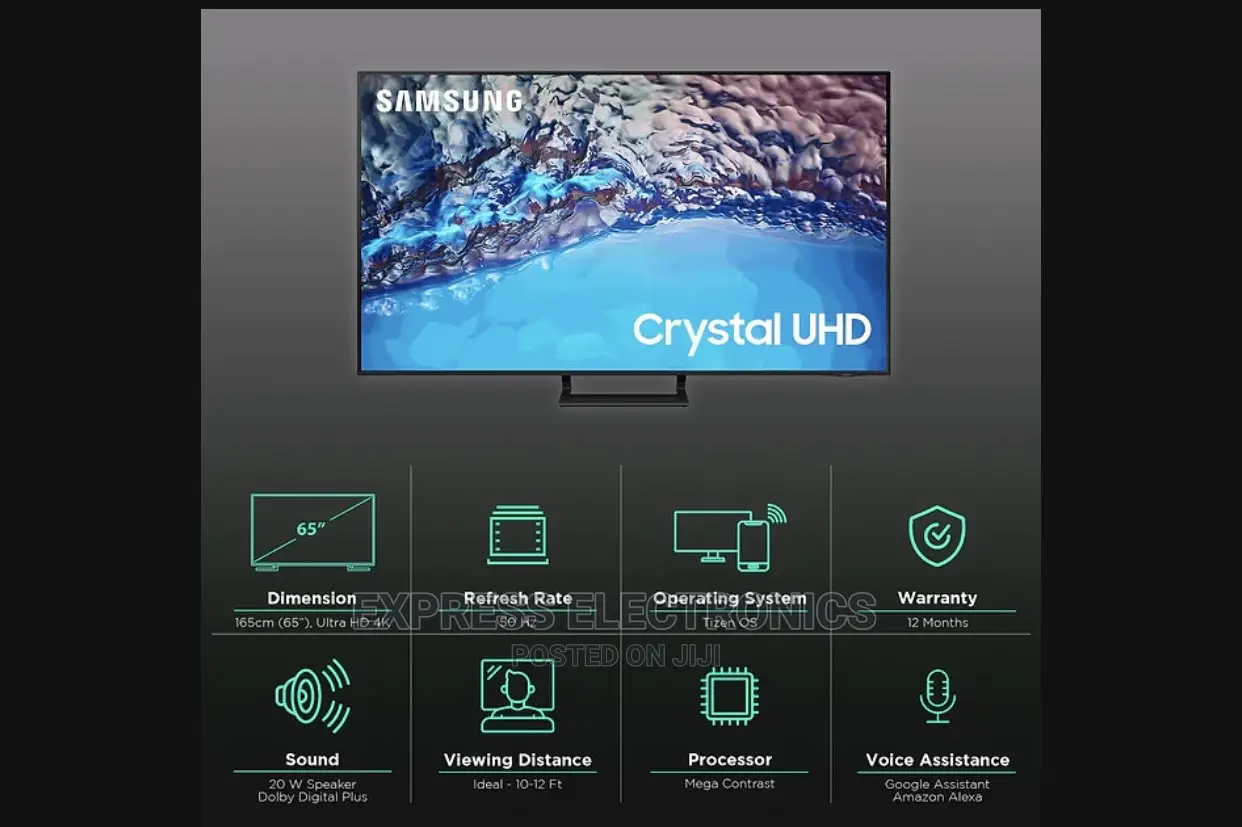 Samsung LED TV 75bu8572 75" 4Κ Ultra HD / New 2022