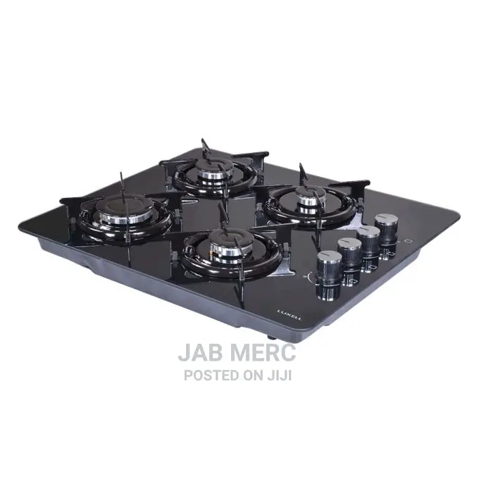Discount Price Glass Surface 4 Burners Hob 60cm Gas Cooker