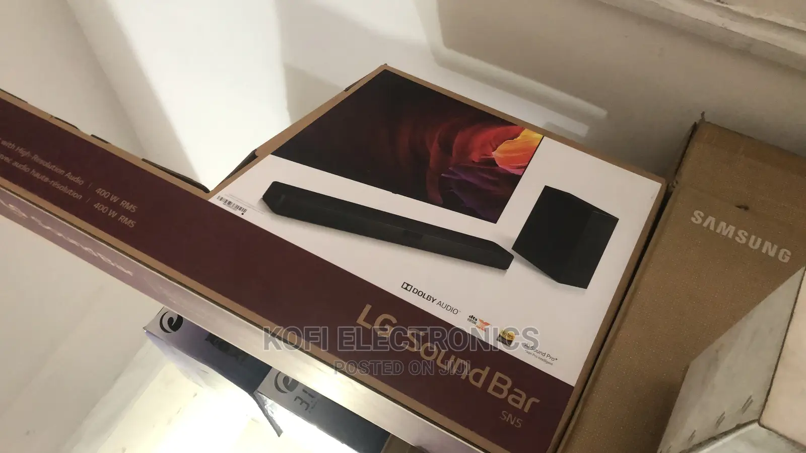 Front Firing Speaker LG SN5 2.1ch 400W Soundbar With Subwoof