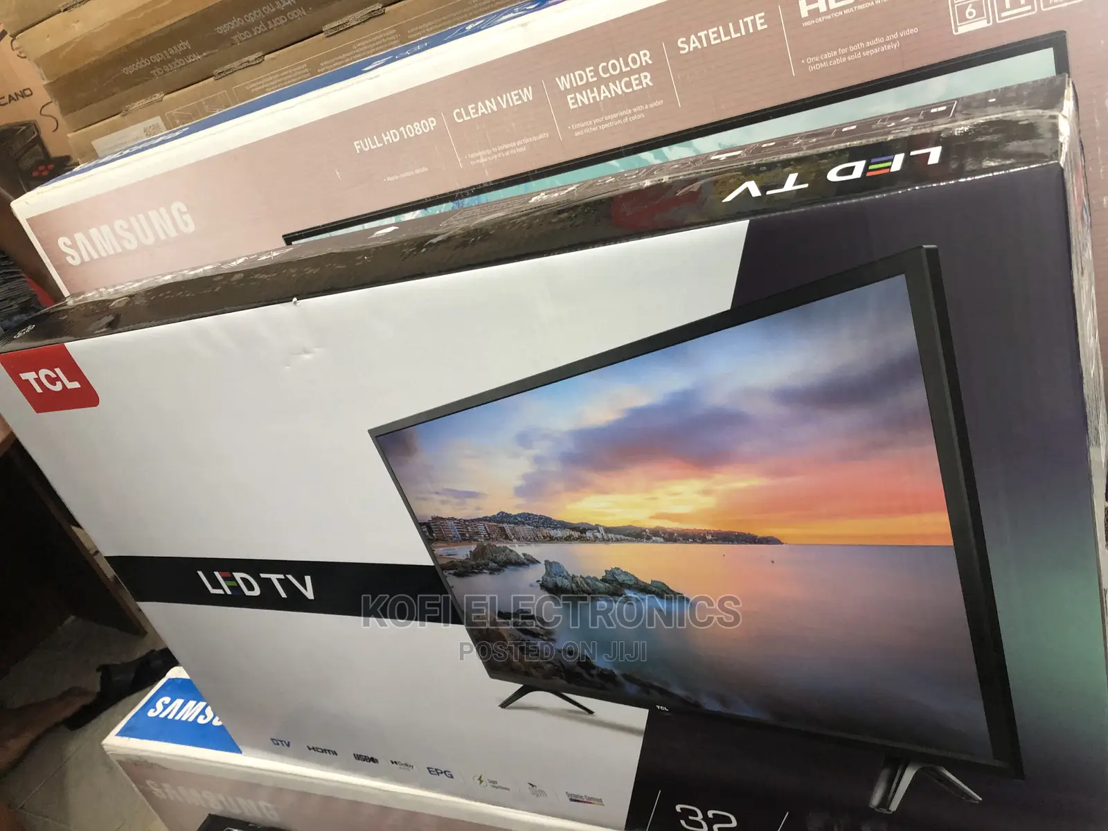 Sports Made Version TCL LED Digital Satellite TV – 32” Black