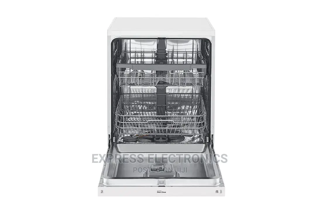LG Dishwasher, 14 Place Settings, White Color