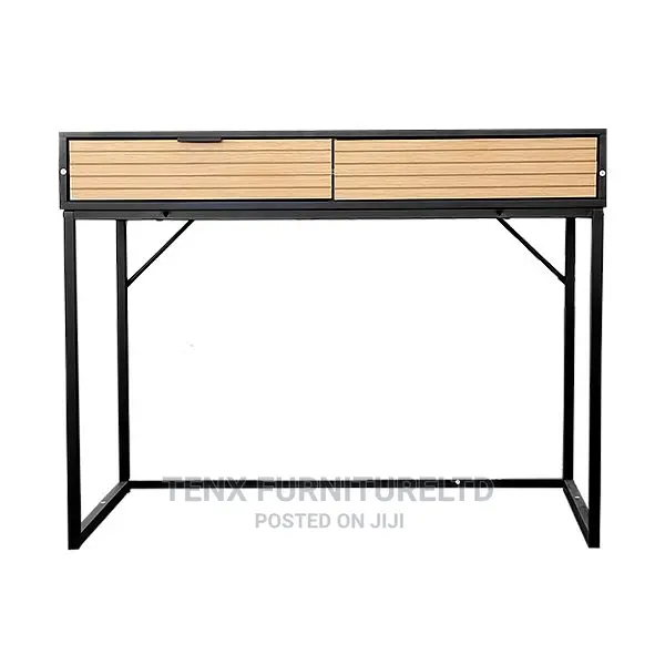 CONSOLE TABLE WITH : (Metal Trestle Base)