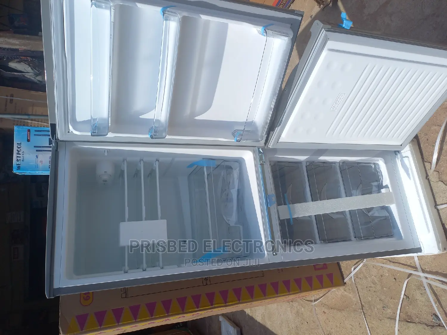 Neon Double Door Fridge 140 Litres Bottom Freezer
