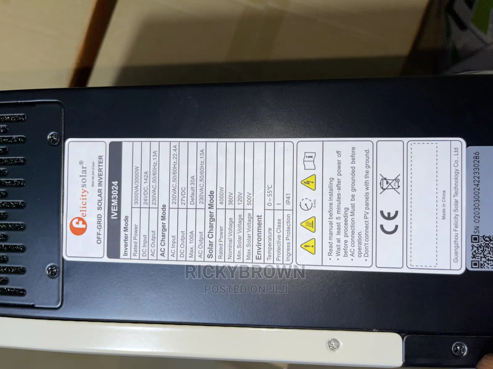 24v 3000watts Felicity Hybrid Inverters
