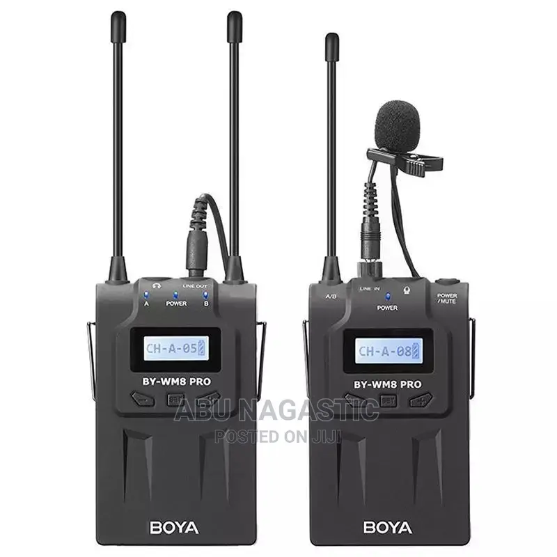 Boya by-Wm8 Pro Wireless Lavalier Microphone