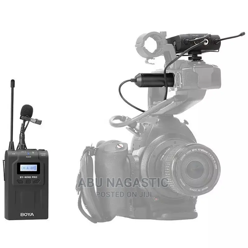 Boya by-Wm8 Pro Wireless Lavalier Microphone