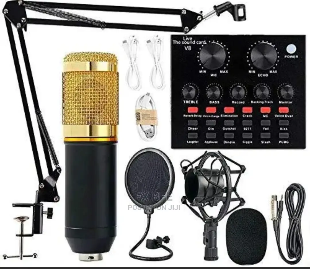 BM800 Microphone V8 Audio Interface Bundle