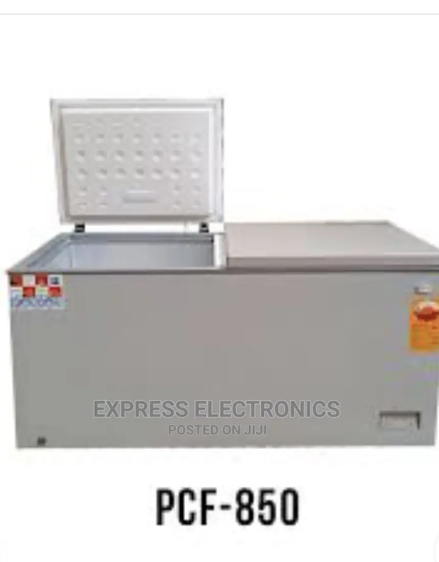 In Box Pearl 708ltrs Double Door Chest Freezer Pcf-850silver