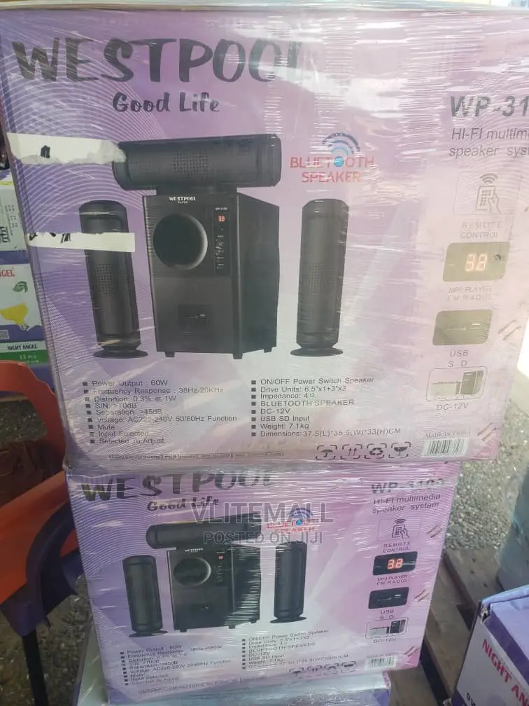 Westpool Hi-Fi Multimedia Speakers System WP-3100