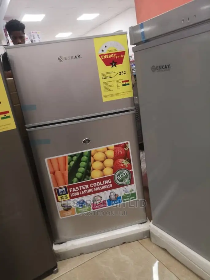 Powerful Eskay Double Door Tabletop Fridge