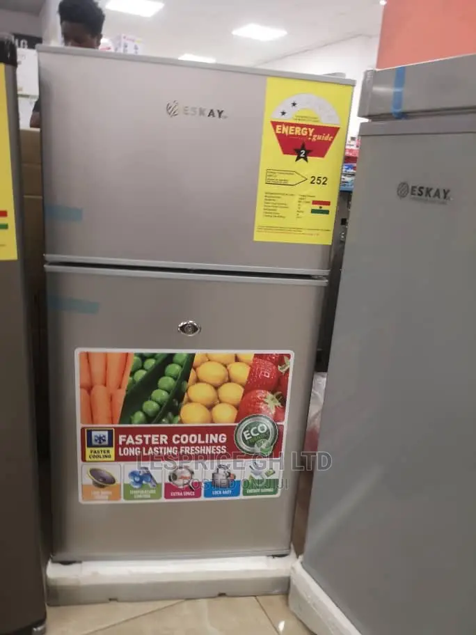 New Arrival Eskay Double Door Tabletop Fridge