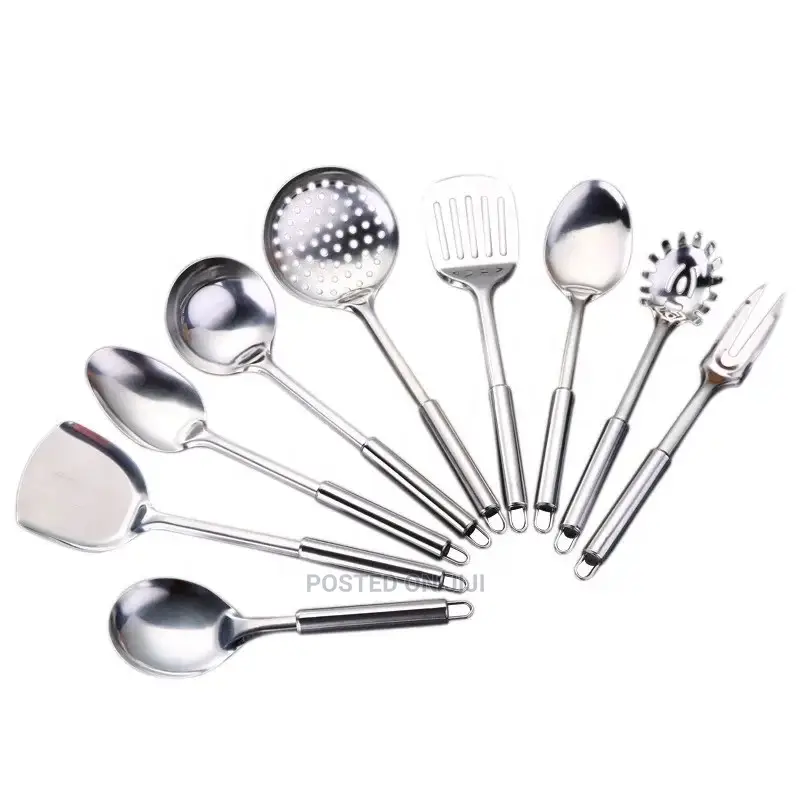 Stainless Steel Silver Kitchen Tool Set