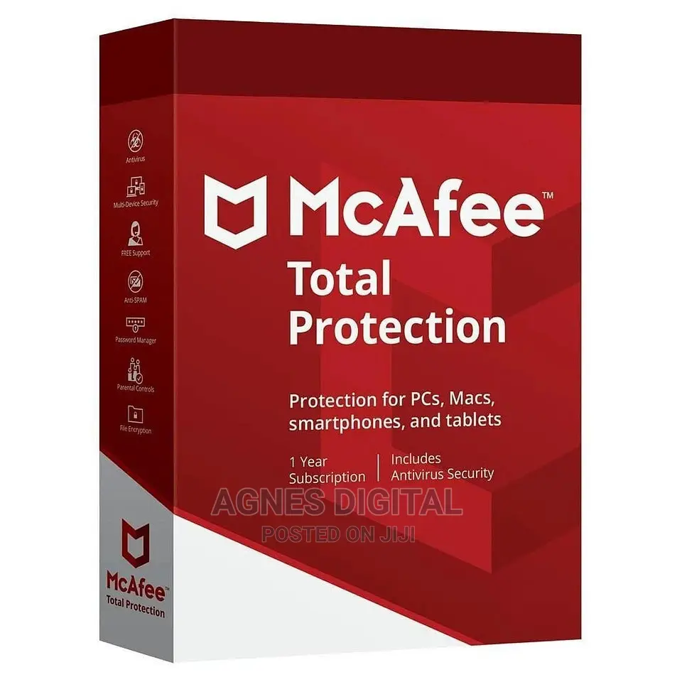 McAfee Total Protection 2025 License for 5pc 1yr