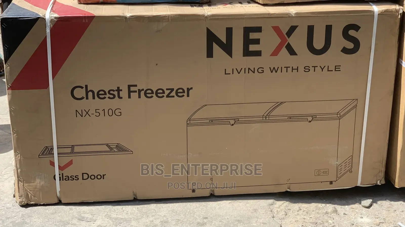 Nexus Chest Freezer Double Door