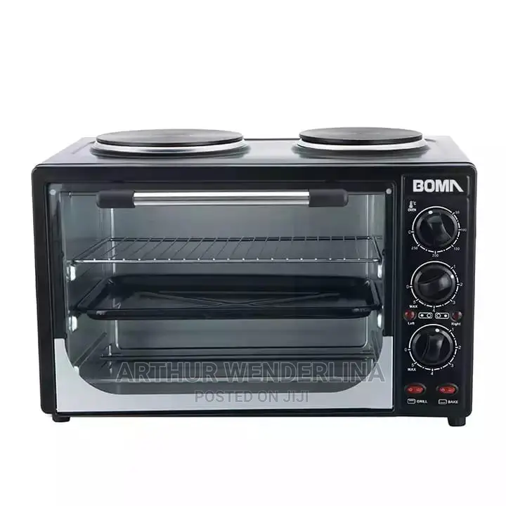 Bomn Electic Oven With 2 Hot Plate. 35L