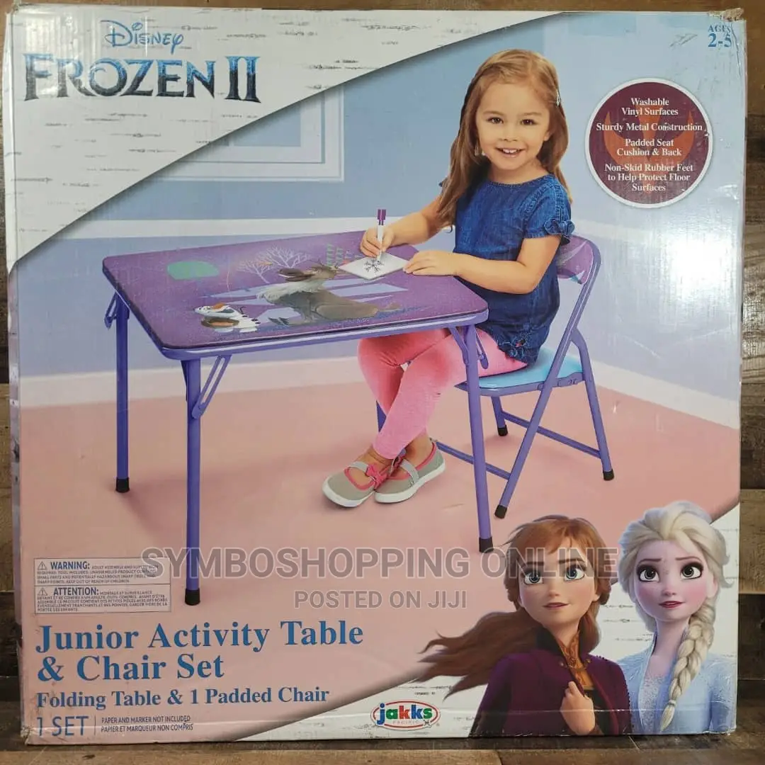Disney Frozen 2 Kids Table Chair Set,Junior Table for Kid