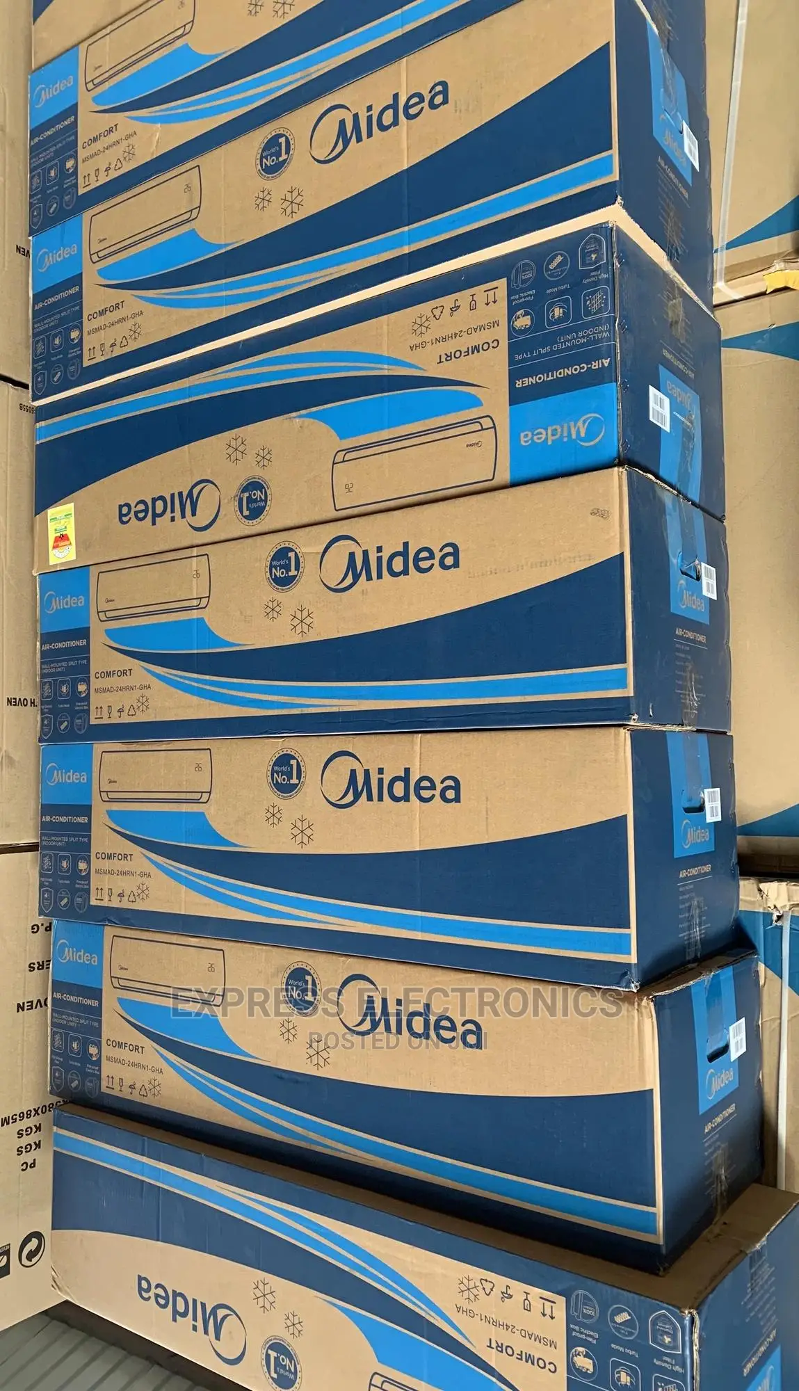 Midea 1.5HP R410split Air Conditioner+ Ree Bluetooth Speaker