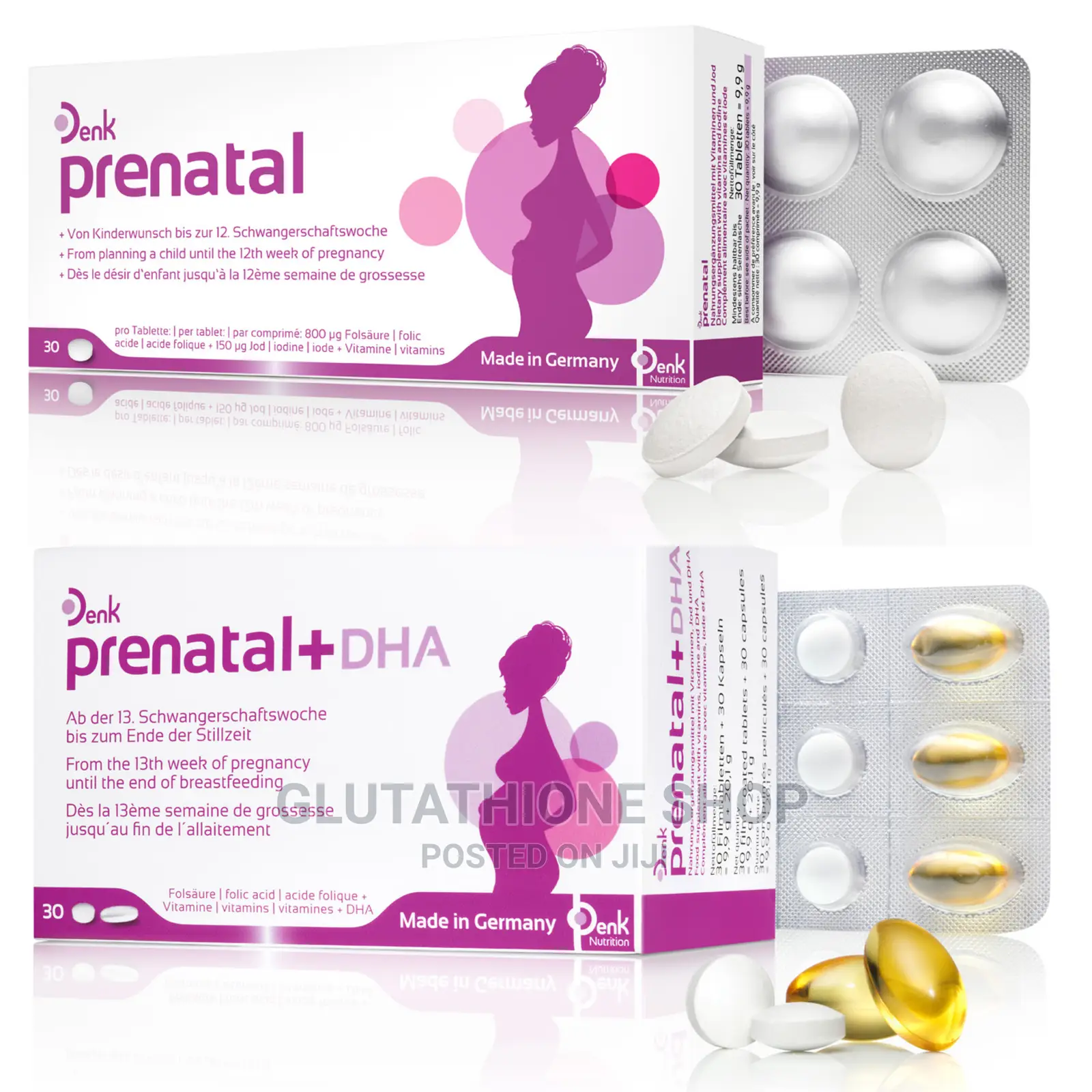 Prenatal+DHA Denk Multivitamin Supplement