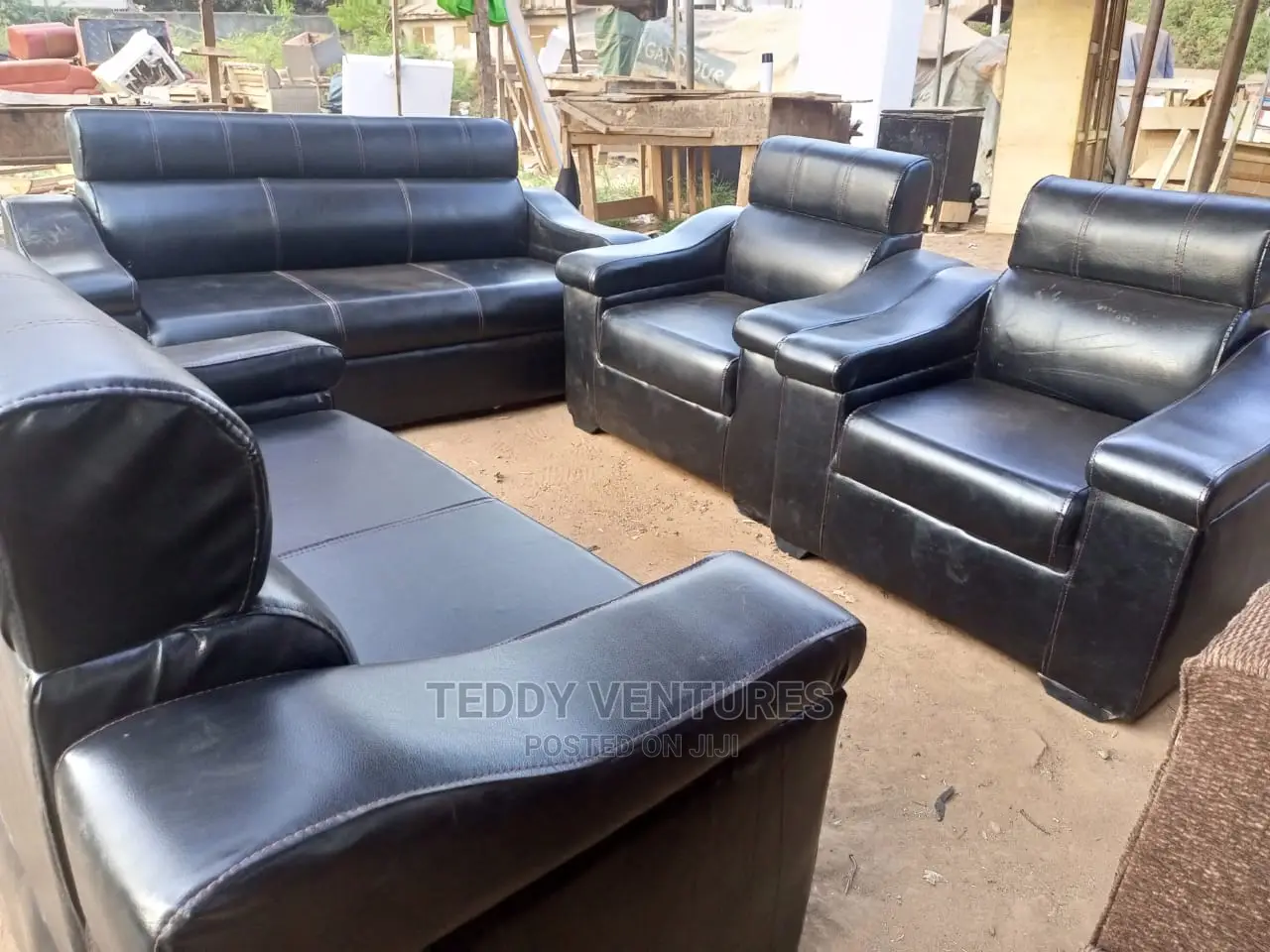 Quality Vip Leather Sofa(Free Delivery)
