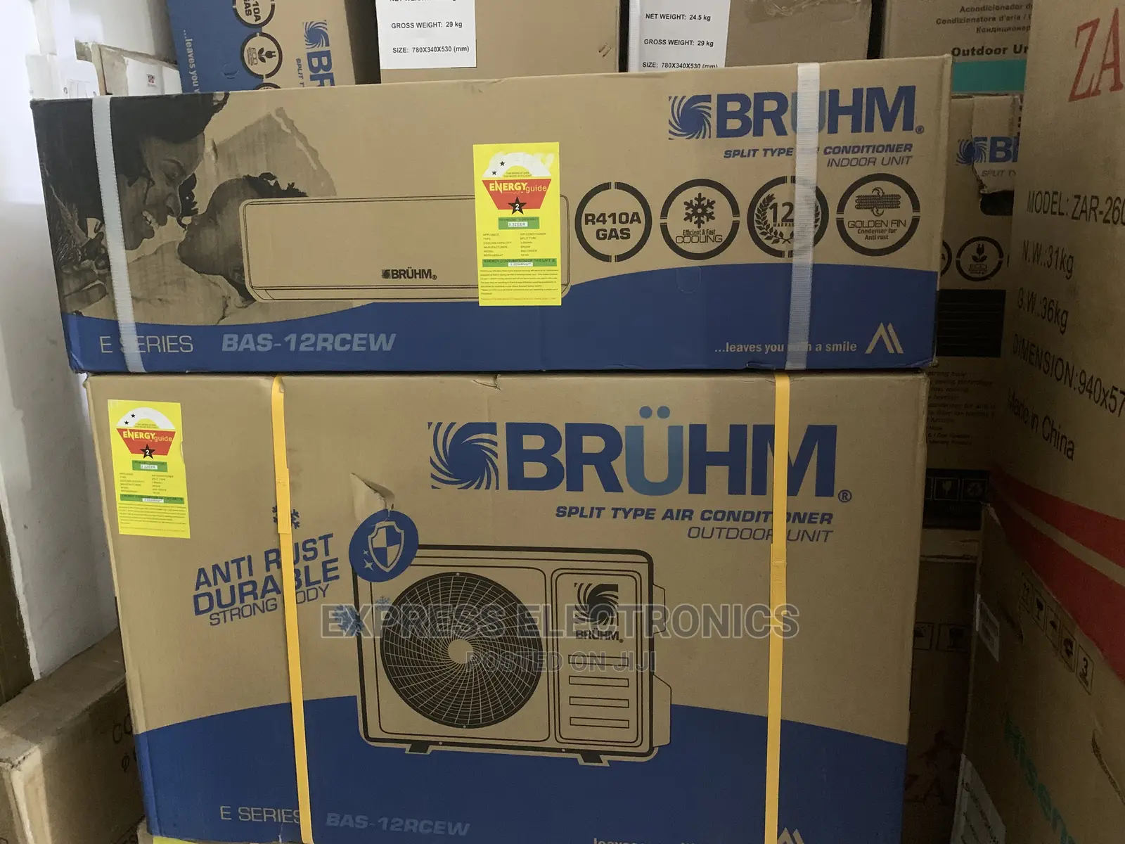 High Chilling Bruhm 2.0hp R410 Gas Air Condition+ Wall Mount