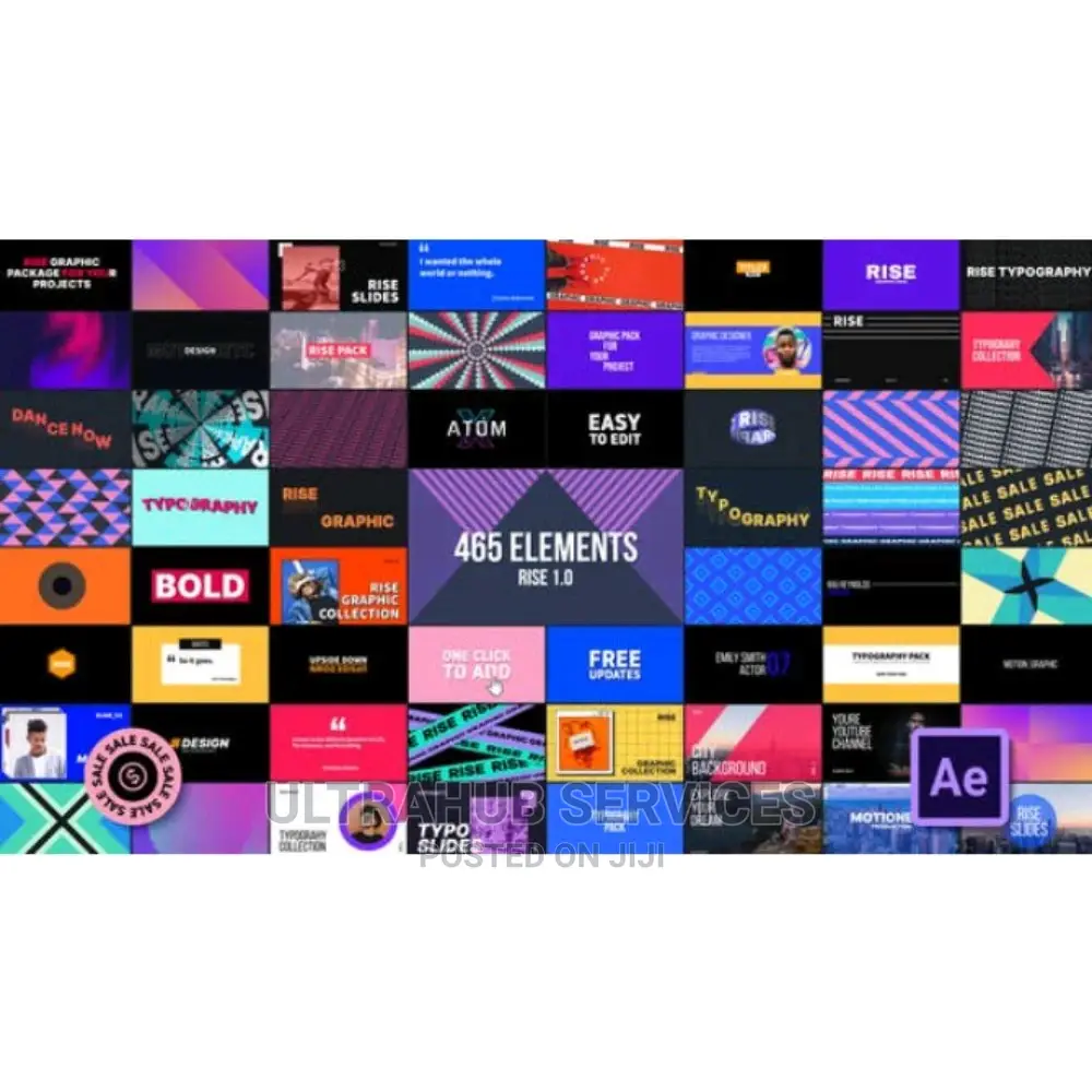 Motion Graphics Templates and Packs