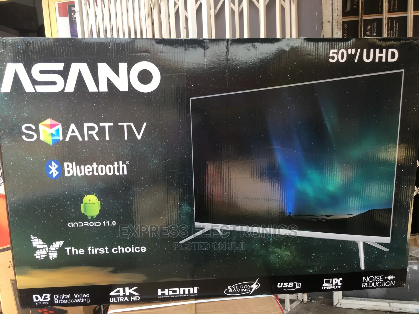 New Type Asano 50smart + Bluetooth Android Uhd + Free DSTV