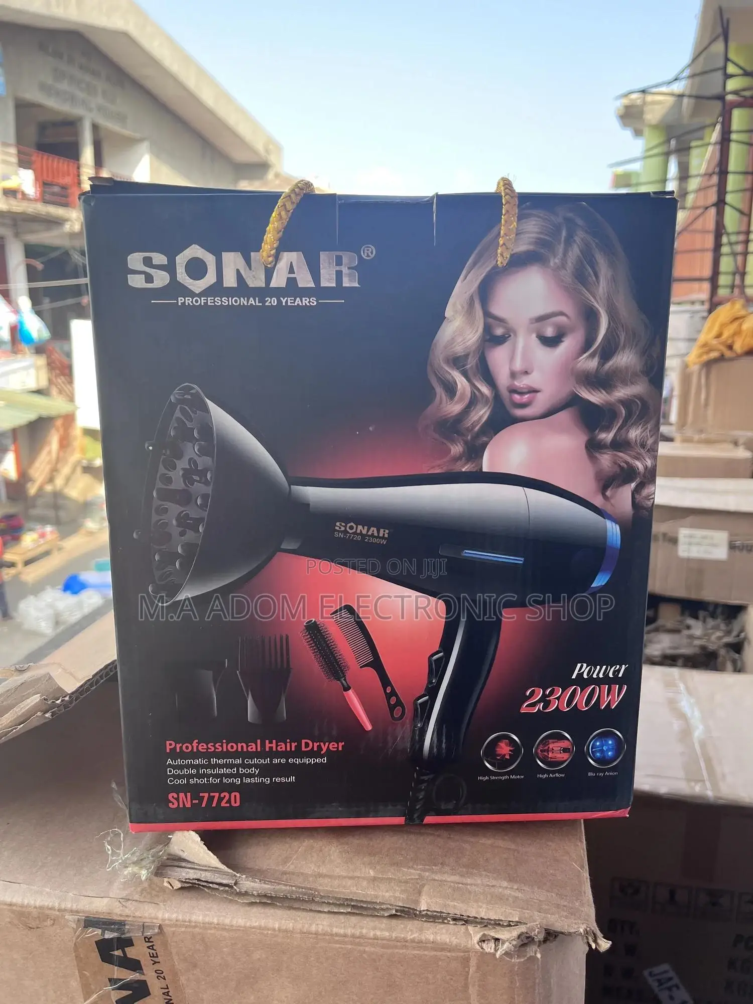New Sonar 2300w Professional Hair Dryer