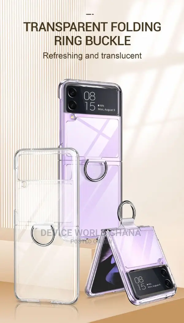 Cess Trans Transparent Frosted Case for Samsung Z Flip 6, 5, 4 ,3