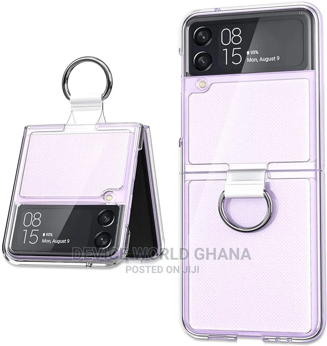 Cess Trans Transparent Frosted Case for Samsung Z Flip 6, 5, 4 ,3