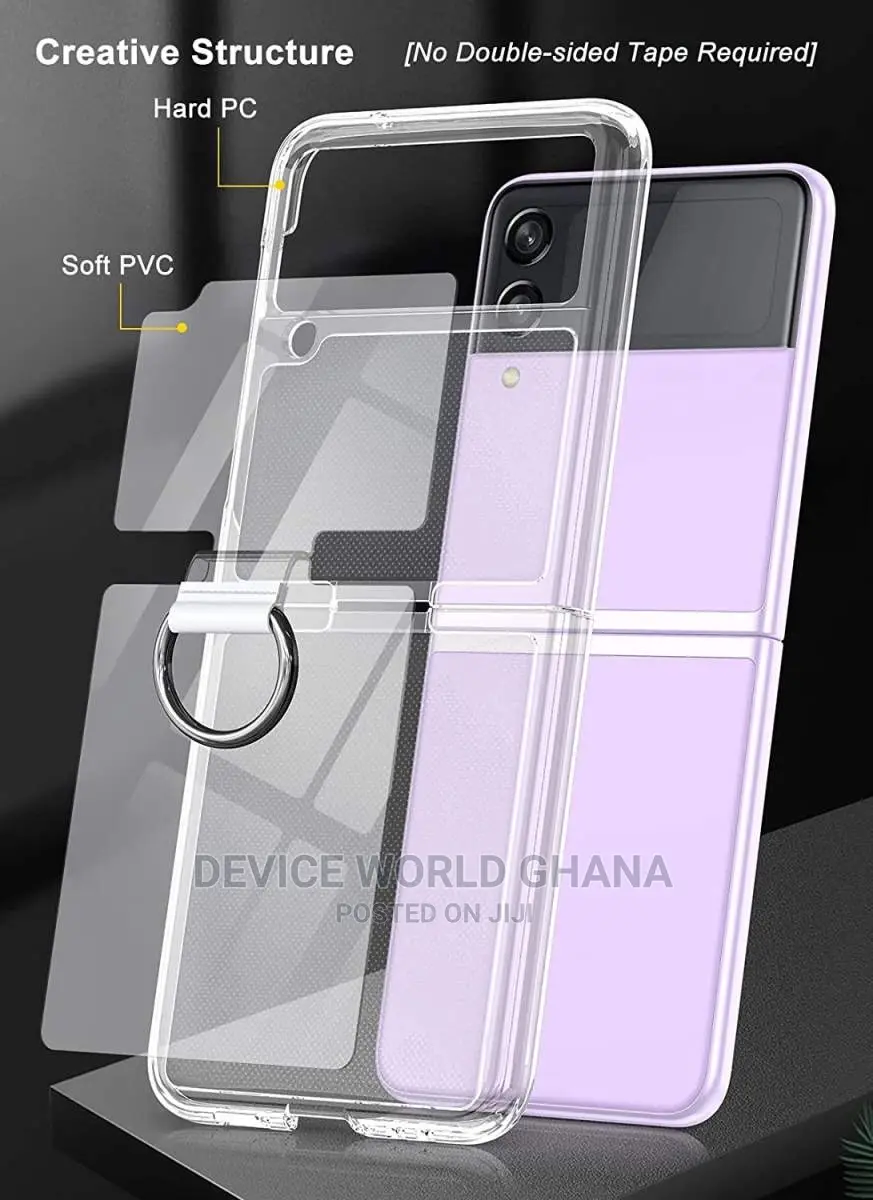 Cess Trans Transparent Frosted Case for Samsung Z Flip 6, 5, 4 ,3